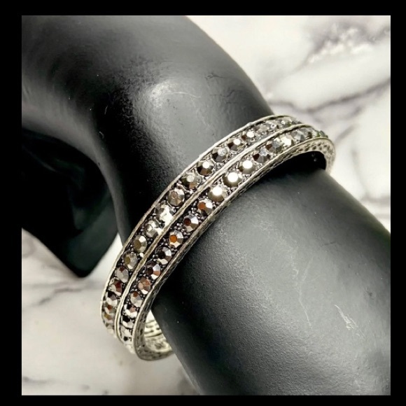 Jewelry - Two Bangle Set, Marcasite Look